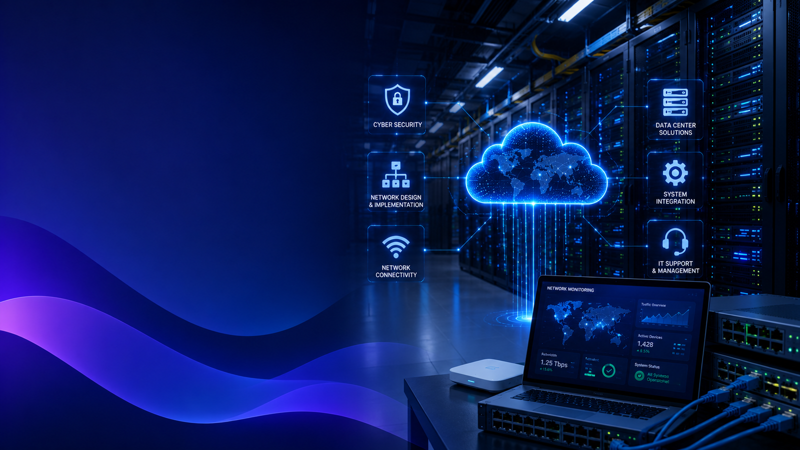 Secure enterprise IT infrastructure and network security server architecture by JaysulT